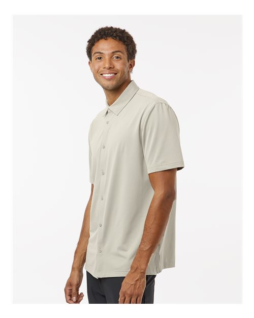 Adidas Men's Button Down Short Sleeve Shirt - A595