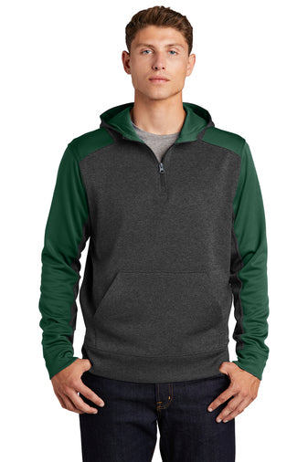Sport-Tek® Men's Tech Fleece Colorblock 1/4-Zip Hoodie - ST249