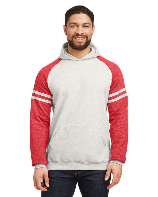 Jerzees Unisex NuBlend Varsity Color-Block Hoodie - 97CR