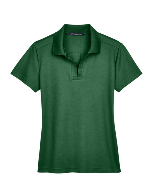 Devon & Jones CrownLux Performance® Ladies' Plaited Polo - DG20W