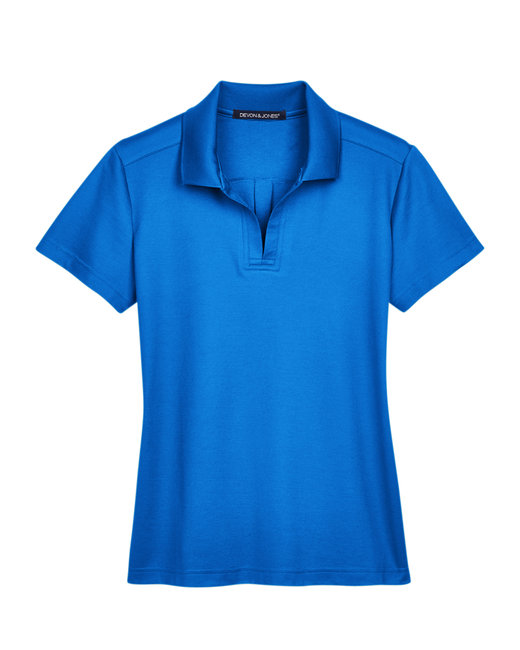 Devon & Jones CrownLux Performance® Ladies' Plaited Polo - DG20W