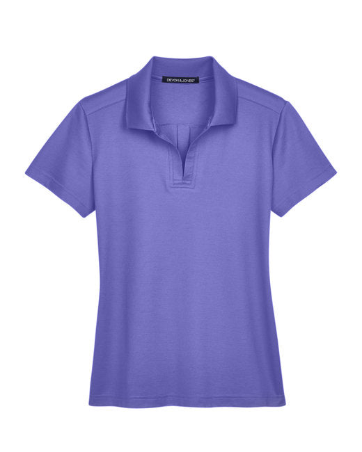 Devon & Jones CrownLux Performance® Ladies' Plaited Polo - DG20W