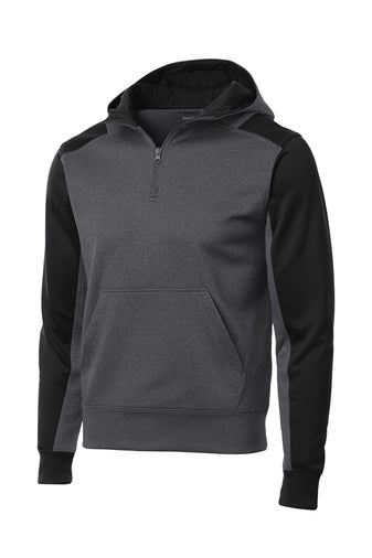 Sport-Tek® Men's Tech Fleece Colorblock 1/4-Zip Hoodie - ST249
