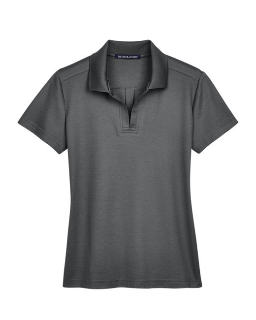 Devon & Jones CrownLux Performance® Ladies' Plaited Polo - DG20W