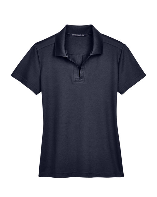 Devon & Jones CrownLux Performance® Ladies' Plaited Polo - DG20W