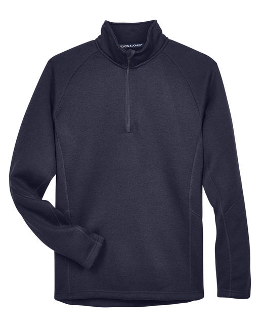 Devon & Jones Men's Bristol Sweater Fleece Quarter-Zip - DG792