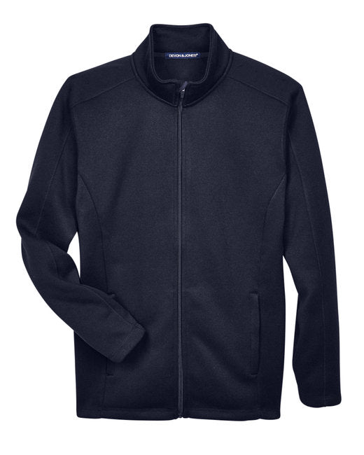 Devon & Jones Men's Bristol Full-Zip Sweater Fleece Jacket - DG793