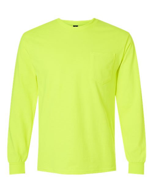 Gildan Unisex Ultra Cotton® Long-Sleeve Pocket T-Shirt - G241