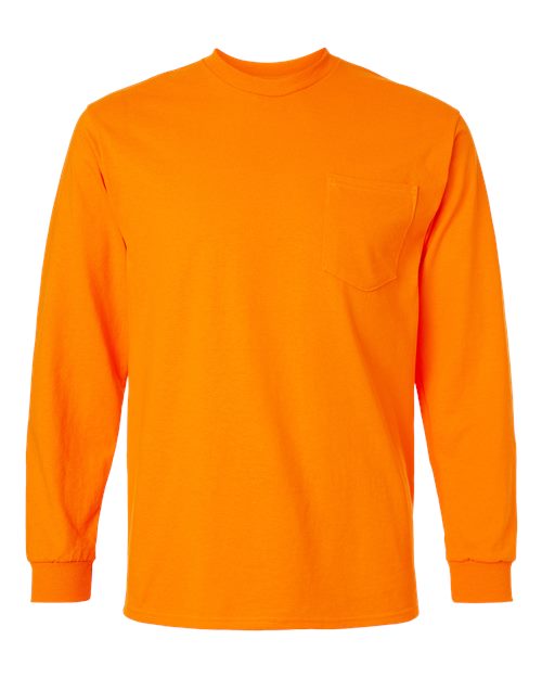 Gildan Unisex Ultra Cotton® Long-Sleeve Pocket T-Shirt - G241