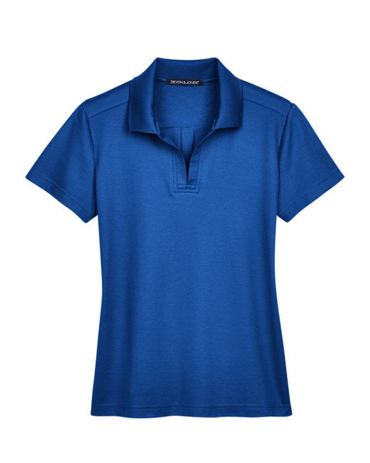 Devon & Jones CrownLux Performance® Ladies' Plaited Polo - DG20W