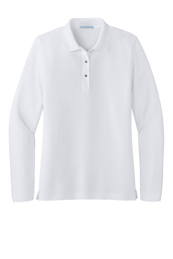 Port Authority® Ladies' Silk Touch™ Long Sleeve Polo - L500LS