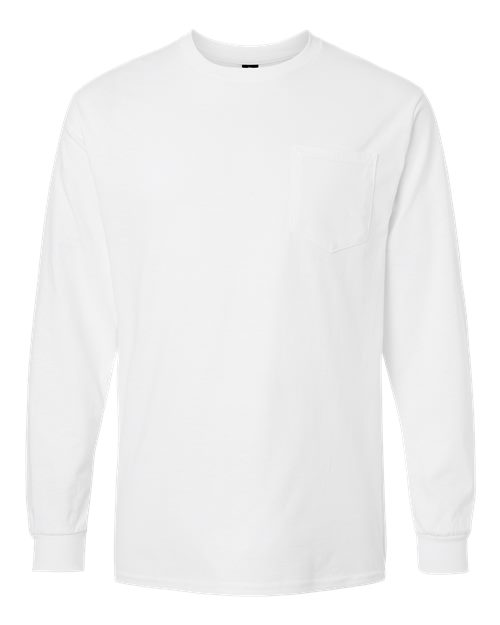 Gildan Unisex Ultra Cotton® Long-Sleeve Pocket T-Shirt - G241