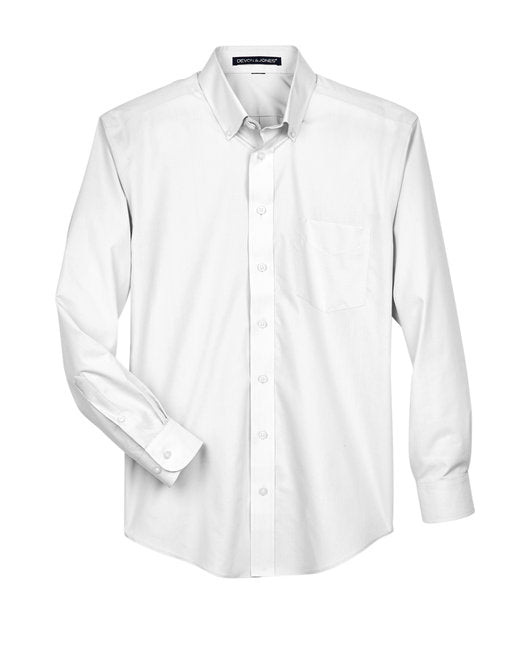 Devon & Jones Men's Crown Collection® Solid Broadcloth Woven Shirt - D620