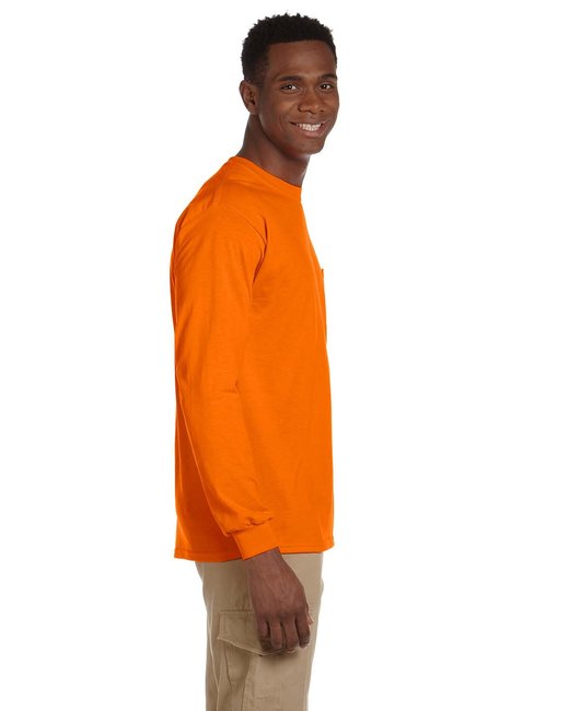 Gildan Unisex Ultra Cotton® Long-Sleeve Pocket T-Shirt - G241