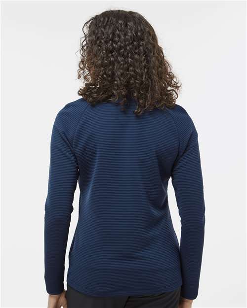 Adidas Ladies' Spacer Quarter-Zip Pullover - A589