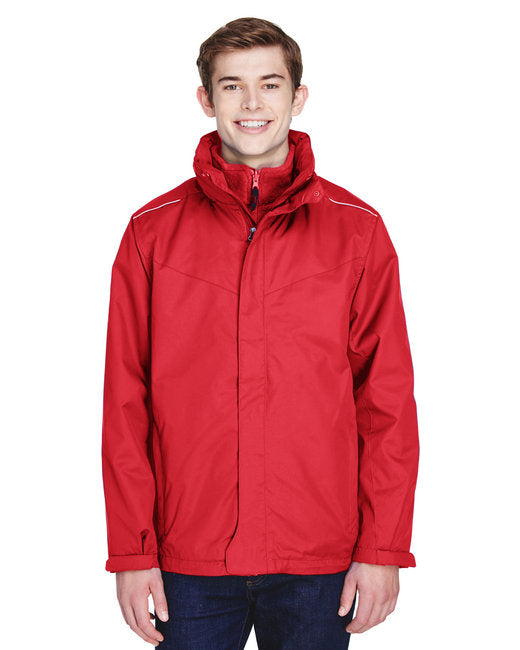 CORE365 Men's Region 3-in-1 Jacket with Fleece Liner - 88205