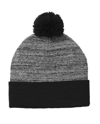 Sport-Tek ® Heather Pom Pom Beanie - STC41