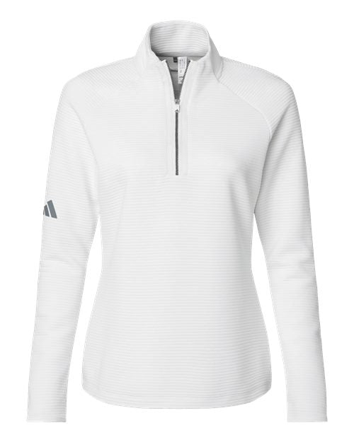 Adidas Ladies' Spacer Quarter-Zip Pullover - A589