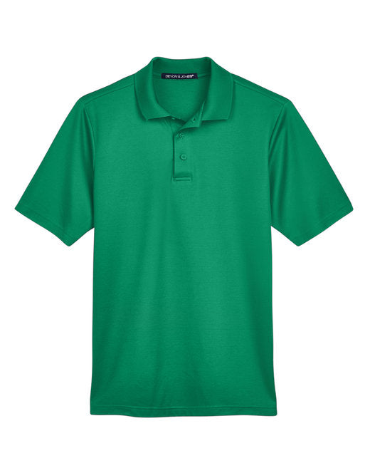 Devon & Jones CrownLux Performance® Men's Plaited Polo - DG20