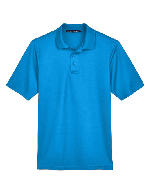 Devon & Jones CrownLux Performance® Men's Plaited Polo - DG20