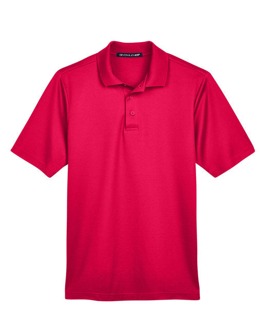 Devon & Jones CrownLux Performance® Men's Plaited Polo - DG20