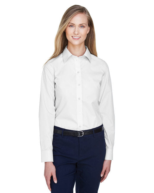 Devon & Jones Ladies' Crown Collection® Solid Broadcloth Woven Shirt - D620W