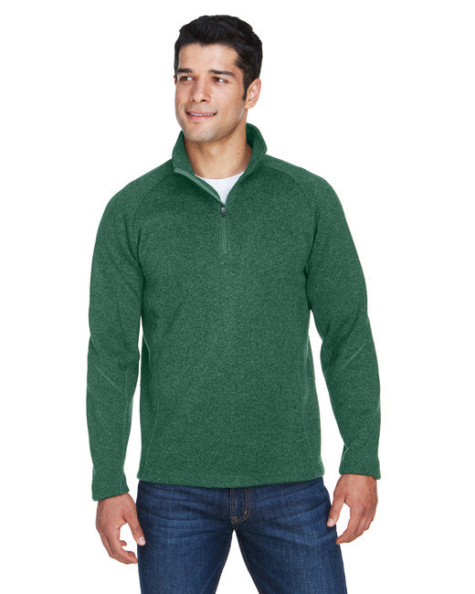 Devon & Jones Men's Bristol Sweater Fleece Quarter-Zip - DG792