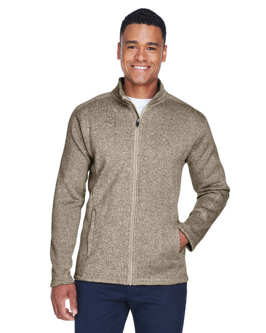 Devon & Jones Men's Bristol Full-Zip Sweater Fleece Jacket - DG793